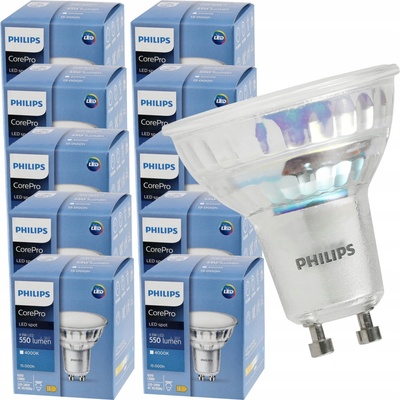 Philips LED žárovka LED GU10 5W = 50W 550lm 4000K Neutrální bílá 120°