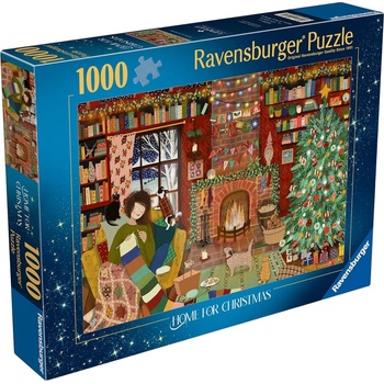 Ravensburger Пъзел Ravensburger от 1000 части - Вкъщи за Коледа (12001465)