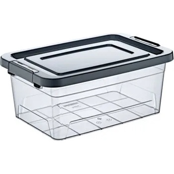 Horecano HOME-Кутия контейнер 8.5L- 35x23.5xh15cm АНТРАЦИТ (TRN-206-01) (014836)