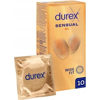 Durex tenké latexové XL bez příchuti 10 ks