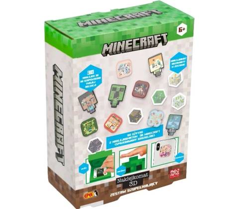 Výroba Minecraft 3D samolepek