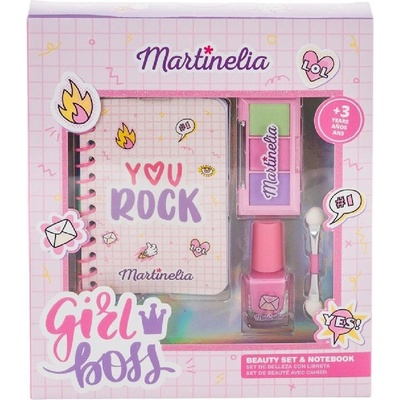 Aquarius Cosmetic КОМПЛЕКТ MARTINELIA Super Girl Beauty Set & Notebook Комплект детски