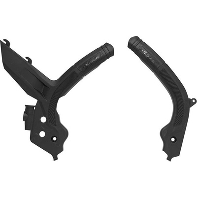 RACETECH (RTECH) kompletní kryty rámu BI-MATERIAL SUPER GRIP KTM SX 125/150/250 19-21, SXF 250/350/450 19-21, SXF 450 18-21, EXC/EXCF 150/250/350/450 20-21 barva černá