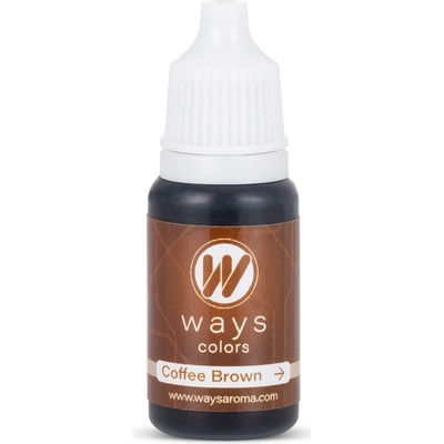 Ways Colors Coffee Brown barvivo do vázy 10 ml