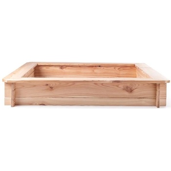 Woodyland Пясъчник 10313 дървен квадратен с мрежа