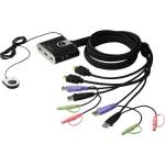 ATEN kvm превключвател usb hdmi + аудио, 2 порта - cs692 cs692-at (cs692-at)