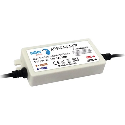 ADLER ADP-FP LED zdroj CV 12 / 24 V DC plastový - 24V, 24W