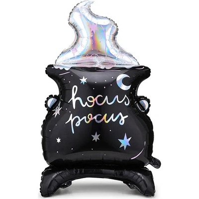 PartyDeco Balónek fóliový stojací Kotlík HOCUS POCUS