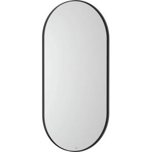 Roca ОГЛЕДАЛО ЗА БАНЯ LUNA 45x90 A812420000 ЧЕРНА МЕТ. РАМКА ОВАЛ ПРОМО (A812420000)