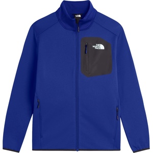 The North Face Мъжко поларено яке The North Face Crest Full Zip Fleece jacket - Bold Blue / TNF Black - размер XL (005-5397-0814)
