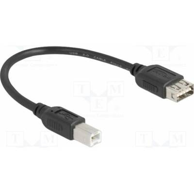Delock 81528 USB 2.0 USB A oboustranná zásuvka USB B vidlice 0,2m