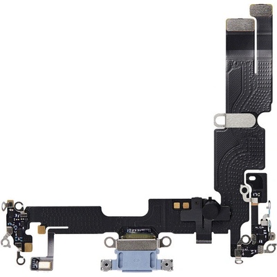 AppleKing nabíjecí a audio flex konektor pro iPhone 14 Plus - modrý