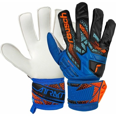 Reusch Brankářské rukavice Attrakt Solid modro-černé 5570515 4467 10
