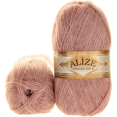 Alize Angora Gold 664 starorůžová melange