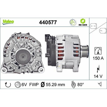 Alternátor VALEO 440577