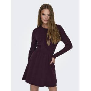 ONLY Винени трикотажни рокли ONLFIA ONLY | Cherven | ЖЕНИ | XS