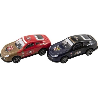 Teddies Auto závodní 4ks kov/plast 8,5cm na zpětné natažení v krabičce 11x28x5cm