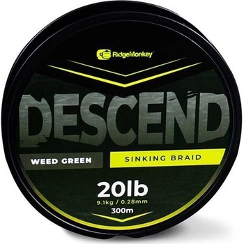RidgeMonkey šnúra Descend Sinking Braid 300m 0,35mm
