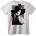 NOONEBRAND Тениска Мистериозна дама - L, White