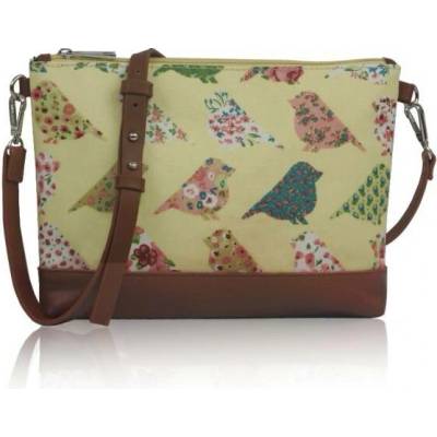 Kabelka Small crossbody Birds Mania žlutá žltá