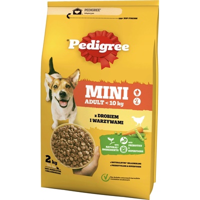 Pedigree malé plemeno Adult kuracie so zeleninou 2 kg