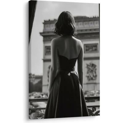 Obraz elegance v černobílém světle - 20x30