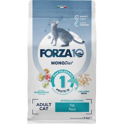 Forza 10 Mono Diet Adult Cat s rybami 1,5 kg