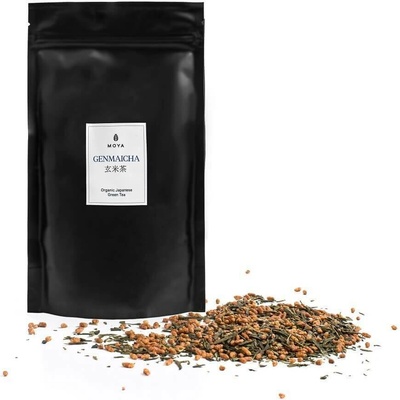 Moya Genmaicha organický japonský zelený čaj listový 250 g