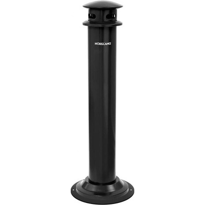Horecano - Метален стационарен пепелник ф35xh108см черен G-(86025-002) (0185143)
