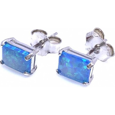 Jan Kos jewellery stříbrné náušnice s opálem 12106491