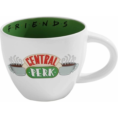 CurePink Keramický cappuccino hrnek Friends Přátelé Central Perk SCMG24105 650 ml – Hledejceny.cz