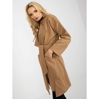 Och Bella Coat-TW-EN-BE-M125.21-camel hnedá