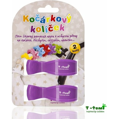 T-TOMI Kočíkový kolíček lilac / fialový