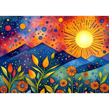 Enjoy - Puzzle Sunset Rain - 1 000 piese