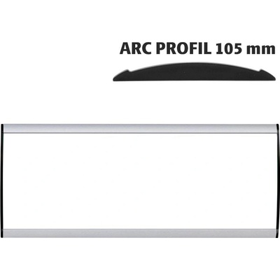 A-Z Reklama CZ Orientační nástěnná tabulka 105 × 300 mm - Arc Profil – kód UDS105NB30