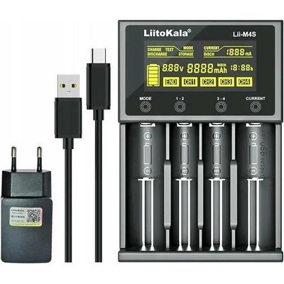 LiitoKala Lii-M4S Univerzální nabíječka + adaptér