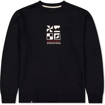 Mons Royale Мъжки вълнен пуловер Mons Royale Inversion Merino Crew Merino jumper - Black - размер XL (005-6988-0114)