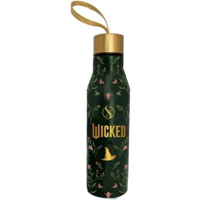 CurePink Nerezová termo outdoor láhev na pití Wicked Čarodějka Část druhá 550 ml