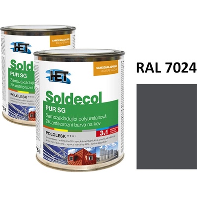 Soldecol PUR SG 0,75L RAL 7024