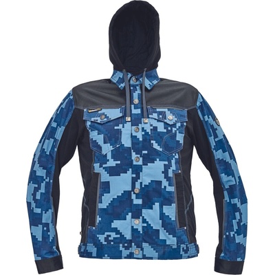 Cerva Neurum Camouflage pracovná bunda navy