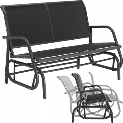 tectake Greta 121x72x86,5cm čierna