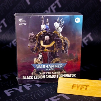 Warhammer 40k Black Legion Chaos Terminator Bathalorr 1 18 Joy Toy