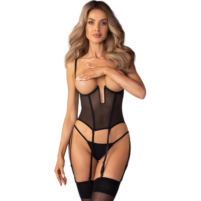 Obsessive Euphori Corset Black L/XL