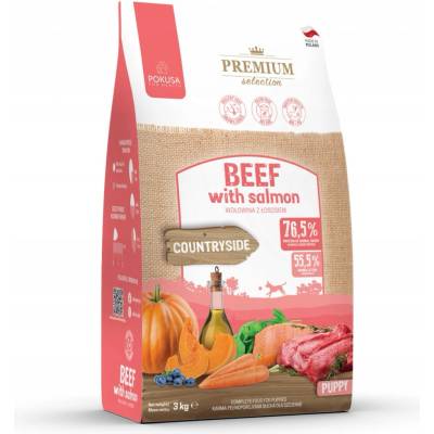 Pokusa Grain Free puppy hovězí lososové 3 kg