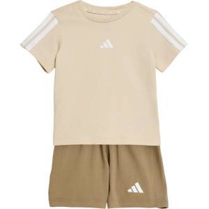 Adidas Детска тениска adidas Kid's Essentials T-Shirt Set T-shirt - Crystal Linen / White - размер 80 (EU) (704-6489-0113)