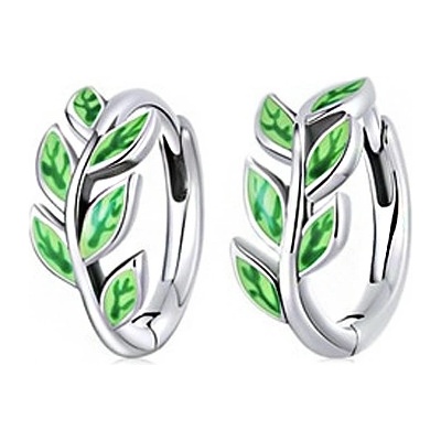P&J Jewellery stříbrné náušnice jarní větvička SE51