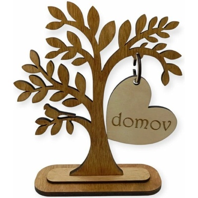 Dekorace z Řečice Strom "domov"25cm