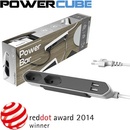 Powerbar 2 zásuvky, 2x USB, 1,5m