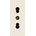 Vimar 30203. C Контакт SICURY Linea, 2P+E 16A P17/11 250 V~, ит. стандарт, детска защита, 1М, Canvas, (VM30203.C)
