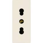 Vimar 30203. C Контакт SICURY Linea, 2P+E 16A P17/11 250 V~, ит. стандарт, детска защита, 1М, Canvas, (VM30203.C)